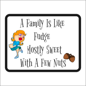 Family Fudge Sign