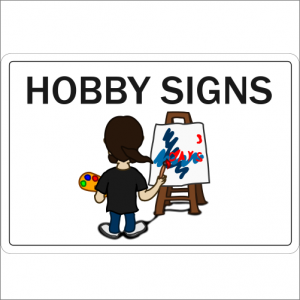 Hobby Sign