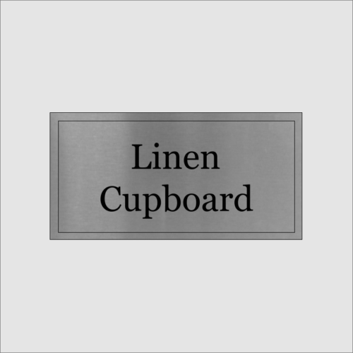 Linen Cupboard Sign